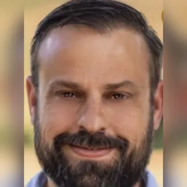 Portrait of Justin Dover, founder of True Hand Roofing