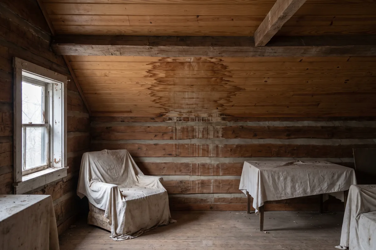 Finding a Leak in a Cabin Nobody Lives In