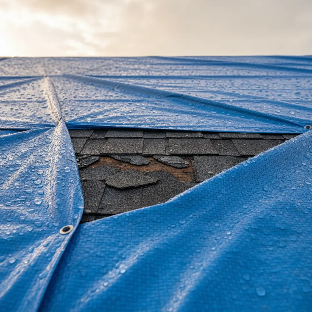 The Dangers of a DIY Roof Tarp: Why You Should Always Call a Professional