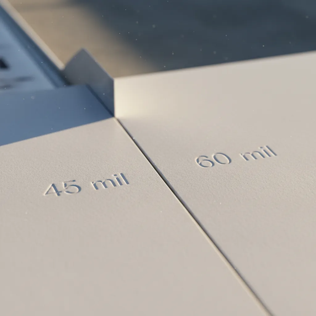 TPO Membrane Thickness: Is 60 mil Worth the Extra Cost Over 45 mil?