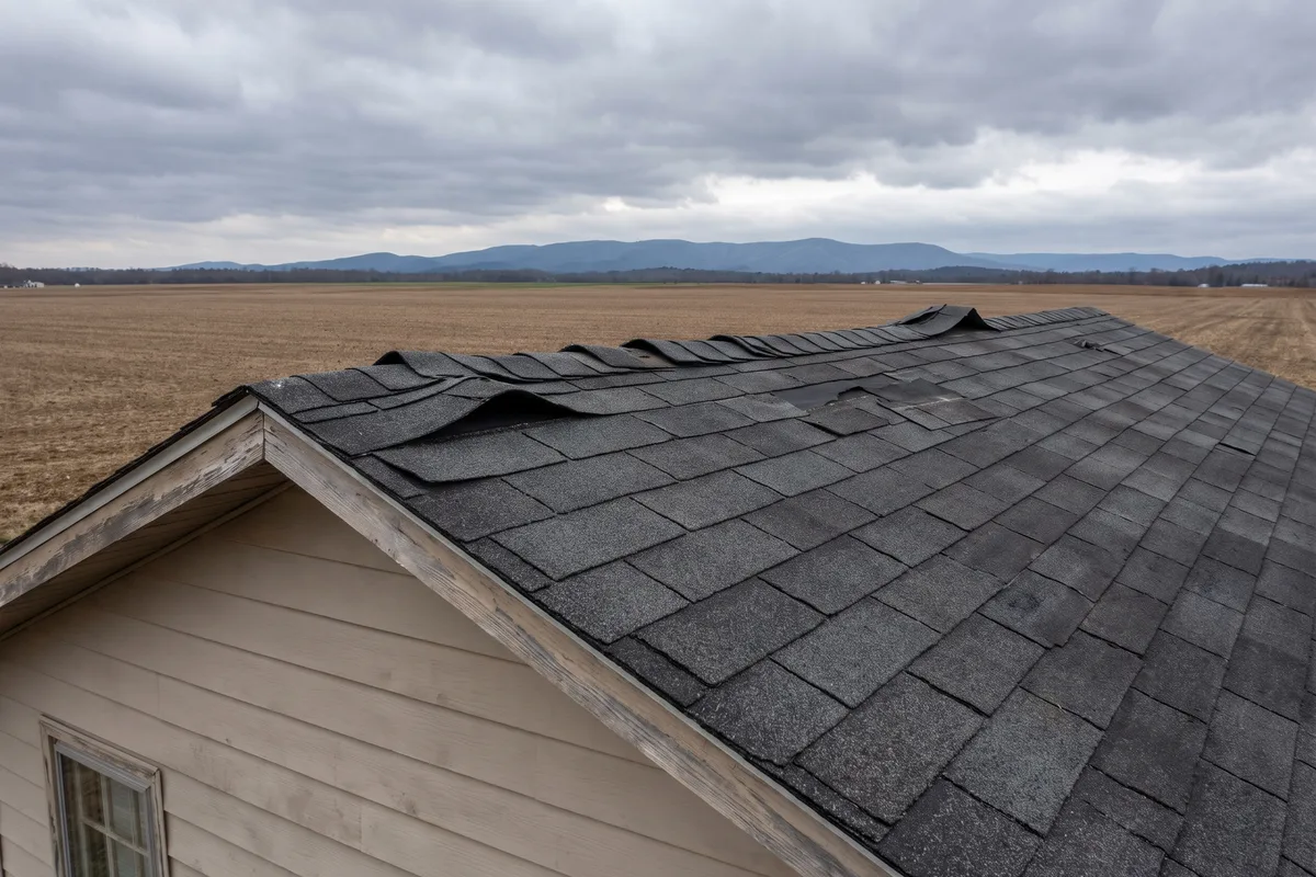 Wind Uplift on Open Lots West of the Blue Ridge